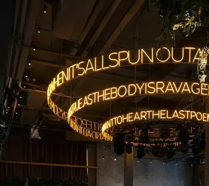 Neon Halo LED Neon Kunstinstallation individuelle Neon Schilder